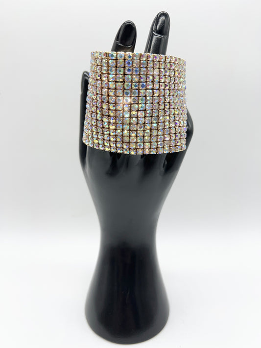 BA19 15 ROW GOLD TONE